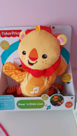 fisher price roar n ride lion